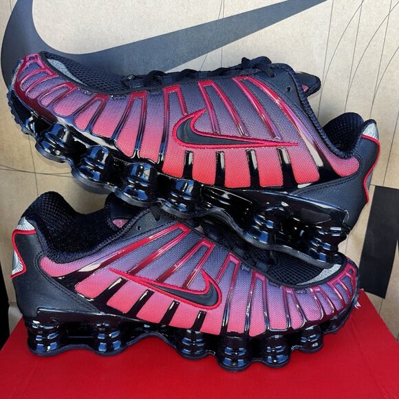 NEW Nike Shox TL Black University Red IF6202 001 Men Sizes